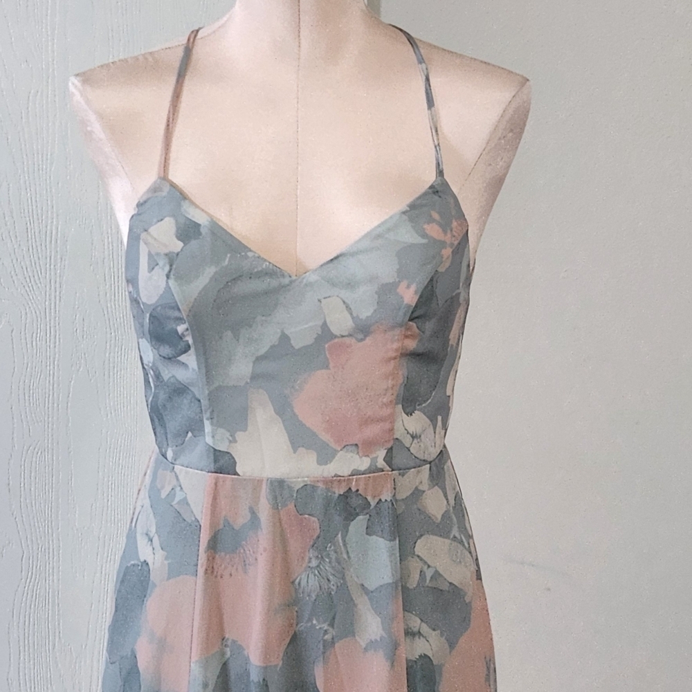 Show Me‎ Your Mumu Godshaw Goddess Gown In Sage I Do Floral Dress - Picture 6 of 14